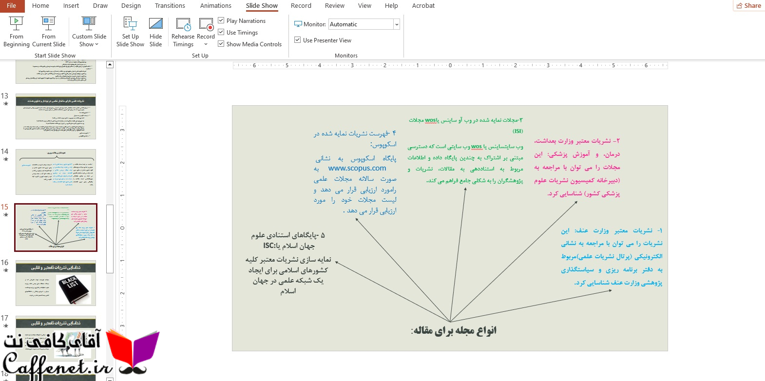 پاورپوینت روش تحقیق